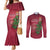 Latvia Christmas Couples Matching Mermaid Dress and Long Sleeve Button Shirt Xmas Tree Latvija - Wonder Print Shop