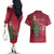 Latvia Christmas Couples Matching Off The Shoulder Long Sleeve Dress and Hawaiian Shirt Xmas Tree Latvija - Wonder Print Shop