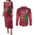 Latvia Christmas Couples Matching Puletasi and Long Sleeve Button Shirt Xmas Tree Latvija - Wonder Print Shop