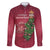 Latvia Christmas Family Matching Off The Shoulder Long Sleeve Dress and Hawaiian Shirt Xmas Tree Latvija - Wonder Print Shop