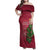 Latvia Christmas Family Matching Off Shoulder Maxi Dress and Hawaiian Shirt Xmas Tree Latvija - Wonder Print Shop