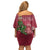 Latvia Christmas Family Matching Off Shoulder Short Dress and Hawaiian Shirt Xmas Tree Latvija - Wonder Print Shop