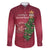 Latvia Christmas Family Matching Short Sleeve Bodycon Dress and Hawaiian Shirt Xmas Tree Latvija - Wonder Print Shop