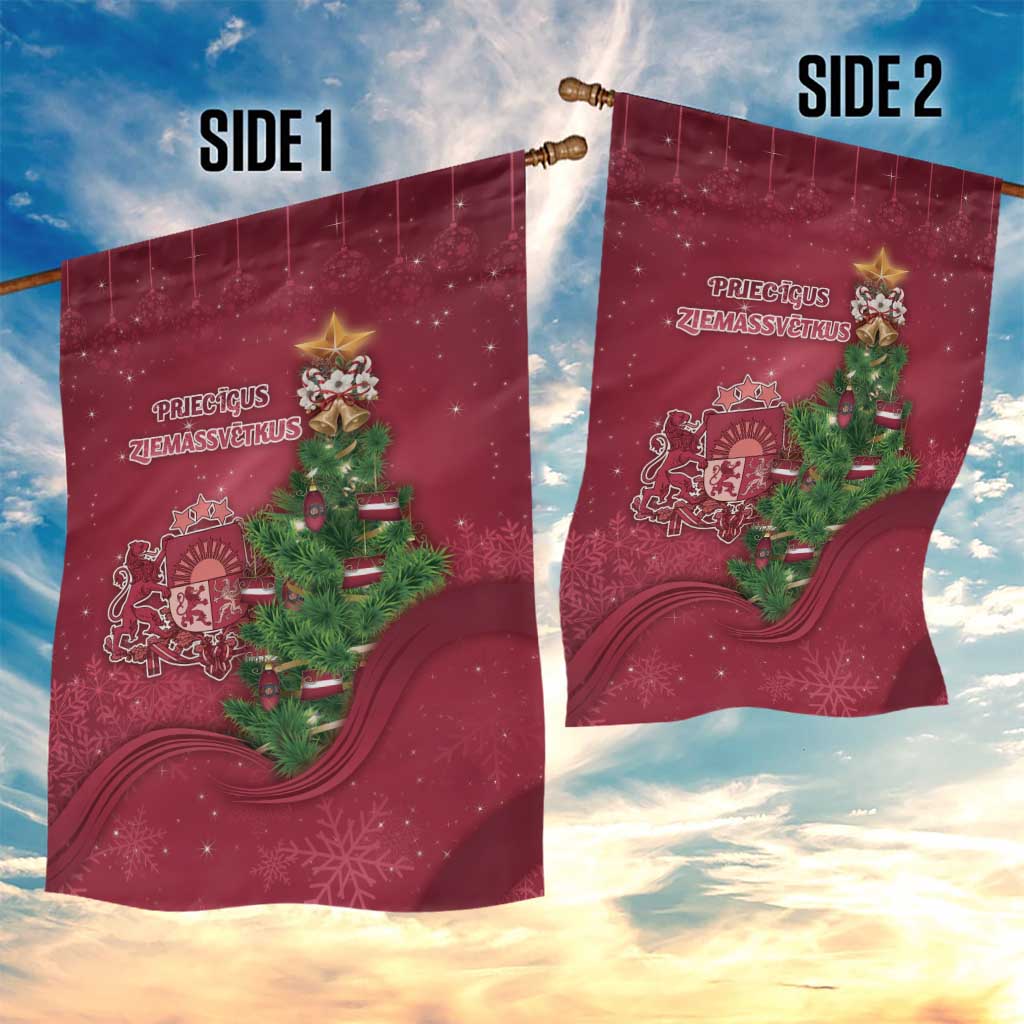 Latvia Christmas Garden Flag Xmas Tree Latvija - Wonder Print Shop