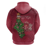 Latvia Christmas Hoodie Xmas Tree Latvija - Wonder Print Shop