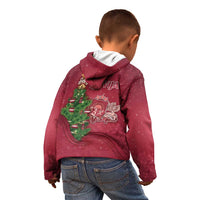 Latvia Christmas Kid Hoodie Xmas Tree Latvija - Wonder Print Shop