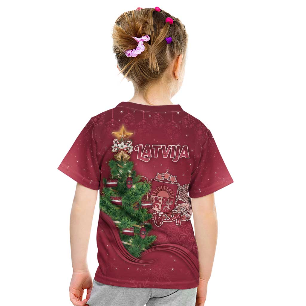 Latvia Christmas Kid T Shirt Xmas Tree Latvija - Wonder Print Shop