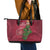 Latvia Christmas Leather Tote Bag Xmas Tree Latvija - Wonder Print Shop