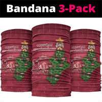 Latvia Christmas Neck Gaiter Xmas Tree Latvija - Wonder Print Shop