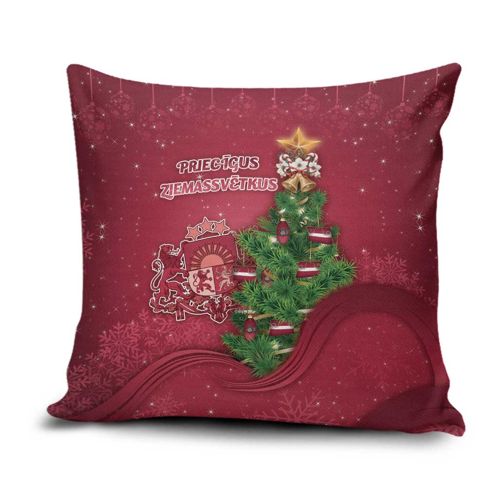 Latvia Christmas Pillow Cover Xmas Tree Latvija - Wonder Print Shop