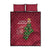 Latvia Christmas Quilt Bed Set Xmas Tree Latvija - Wonder Print Shop
