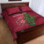 Latvia Christmas Quilt Bed Set Xmas Tree Latvija - Wonder Print Shop