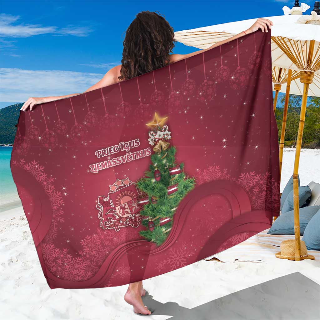 Latvia Christmas Sarong Xmas Tree Latvija - Wonder Print Shop
