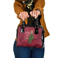 Latvia Christmas Shoulder Handbag Xmas Tree Latvija - Wonder Print Shop