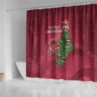 Latvia Christmas Shower Curtain Xmas Tree Latvija - Wonder Print Shop