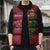 Latvia Christmas Sleeveless Puffer Jacket Xmas Tree Latvija - Wonder Print Shop