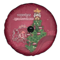 Latvia Christmas Spare Tire Cover Xmas Tree Latvija - Wonder Print Shop