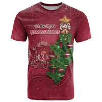 Latvia Christmas T Shirt Xmas Tree Latvija - Wonder Print Shop