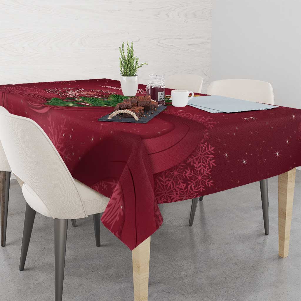 Latvia Christmas Tablecloth Xmas Tree Latvija - Wonder Print Shop