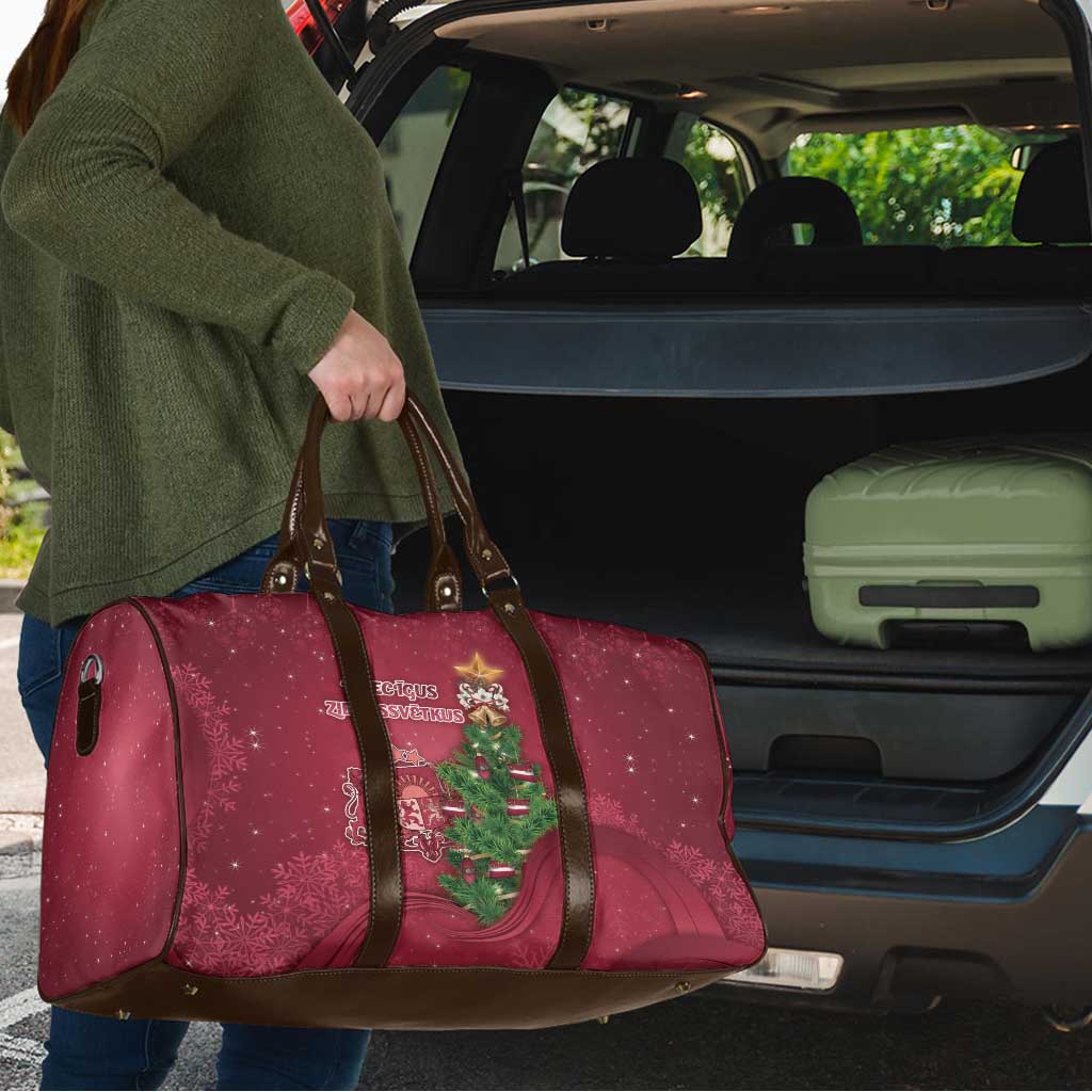 Latvia Christmas Travel Bag Xmas Tree Latvija - Wonder Print Shop