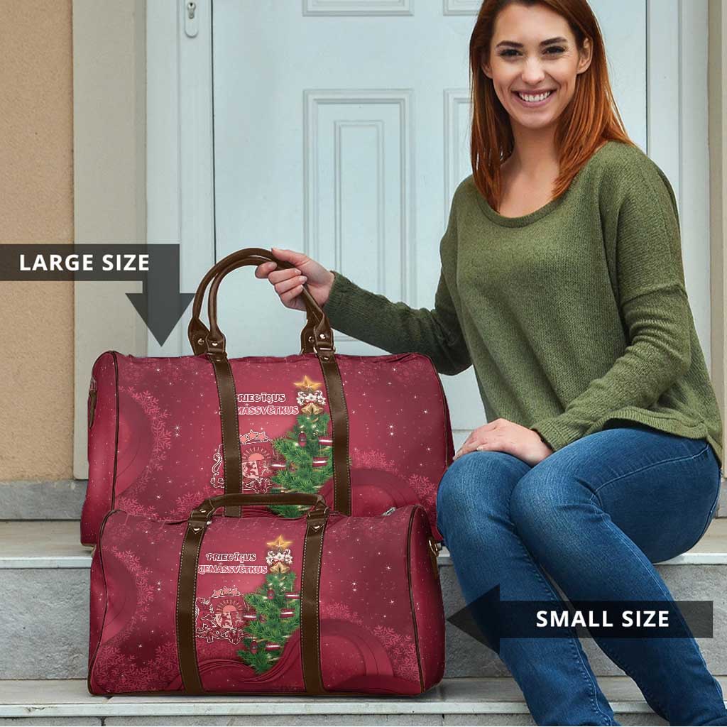 Latvia Christmas Travel Bag Xmas Tree Latvija - Wonder Print Shop