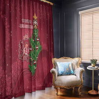 Latvia Christmas Window Curtain Xmas Tree Latvija - Wonder Print Shop