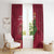 Latvia Christmas Window Curtain Xmas Tree Latvija - Wonder Print Shop