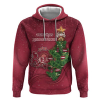 Latvia Christmas Zip Hoodie Xmas Tree Latvija - Wonder Print Shop