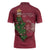 Latvia Christmas Zipper Polo Shirt Xmas Tree Latvija - Wonder Print Shop