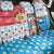 Luxembourg Christmas Back Car Seat Cover Kleeschen With Xmas Patterns - Wonder Print Shop