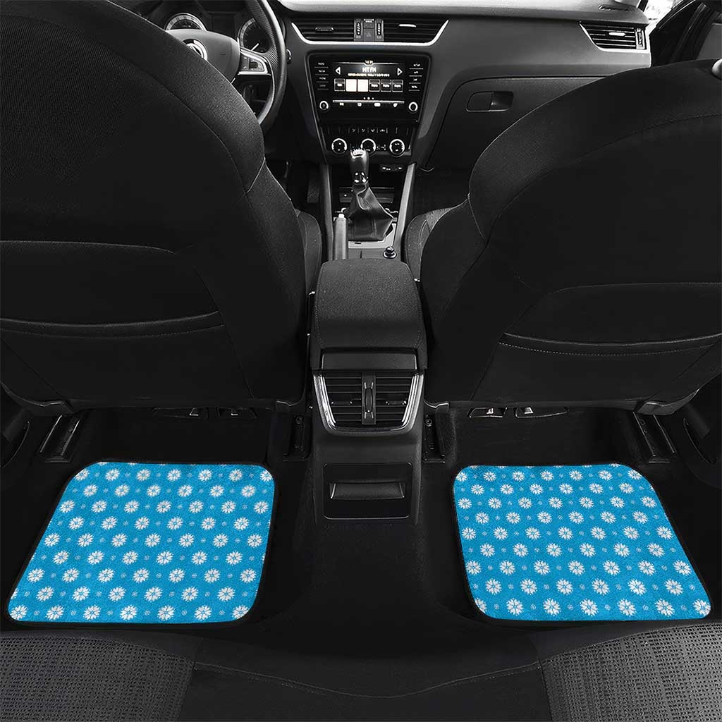 Luxembourg Christmas Car Mats Kleeschen With Xmas Patterns - Wonder Print Shop