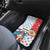 Luxembourg Christmas Car Mats Kleeschen With Xmas Patterns - Wonder Print Shop