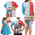 Luxembourg Christmas Family Matching Long Sleeve Bodycon Dress and Hawaiian Shirt Kleeschen With Xmas Patterns - Wonder Print Shop