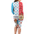 Luxembourg Christmas Family Matching Long Sleeve Bodycon Dress and Hawaiian Shirt Kleeschen With Xmas Patterns - Wonder Print Shop