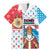 Luxembourg Christmas Family Matching Mermaid Dress and Hawaiian Shirt Kleeschen With Xmas Patterns - Wonder Print Shop