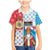 Luxembourg Christmas Family Matching Mermaid Dress and Hawaiian Shirt Kleeschen With Xmas Patterns - Wonder Print Shop