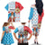 Luxembourg Christmas Family Matching Off The Shoulder Long Sleeve Dress and Hawaiian Shirt Kleeschen With Xmas Patterns - Wonder Print Shop