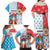 Luxembourg Christmas Family Matching Off Shoulder Maxi Dress and Hawaiian Shirt Kleeschen With Xmas Patterns - Wonder Print Shop