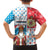 Luxembourg Christmas Family Matching Off Shoulder Short Dress and Hawaiian Shirt Kleeschen With Xmas Patterns - Wonder Print Shop