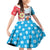 Luxembourg Christmas Family Matching Off Shoulder Short Dress and Hawaiian Shirt Kleeschen With Xmas Patterns - Wonder Print Shop