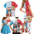 Luxembourg Christmas Family Matching Short Sleeve Bodycon Dress and Hawaiian Shirt Kleeschen With Xmas Patterns - Wonder Print Shop