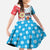Luxembourg Christmas Family Matching Summer Maxi Dress and Hawaiian Shirt Kleeschen With Xmas Patterns - Wonder Print Shop