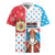 Luxembourg Christmas Rugby Jersey Kleeschen With Xmas Patterns - Wonder Print Shop