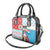 Luxembourg Christmas Shoulder Handbag Kleeschen With Xmas Patterns - Wonder Print Shop
