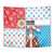 Luxembourg Christmas Tapestry Kleeschen With Xmas Patterns - Wonder Print Shop