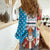 Luxembourg Christmas Women Casual Shirt Kleeschen With Xmas Patterns - Wonder Print Shop