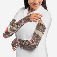 Donkey Christmas Arm Sleeves Merry Kiss My Ass - Wonder Print Shop