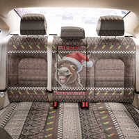 Donkey Christmas Back Car Seat Cover Merry Kiss My Ass - Wonder Print Shop