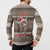 Donkey Christmas Button Sweatshirt Merry Kiss My Ass - Wonder Print Shop