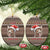 Donkey Christmas Ceramic Ornament Merry Kiss My Ass - Wonder Print Shop
